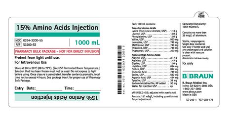 Amino Acid Injection: Indications, Side Effects, Warnings.